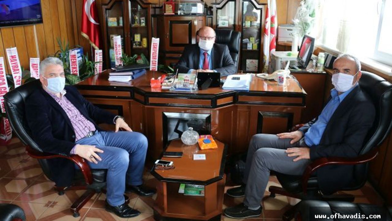 Keleş ve Yaşar’dan Müdür Ak’a hayırlı olsun ziyareti