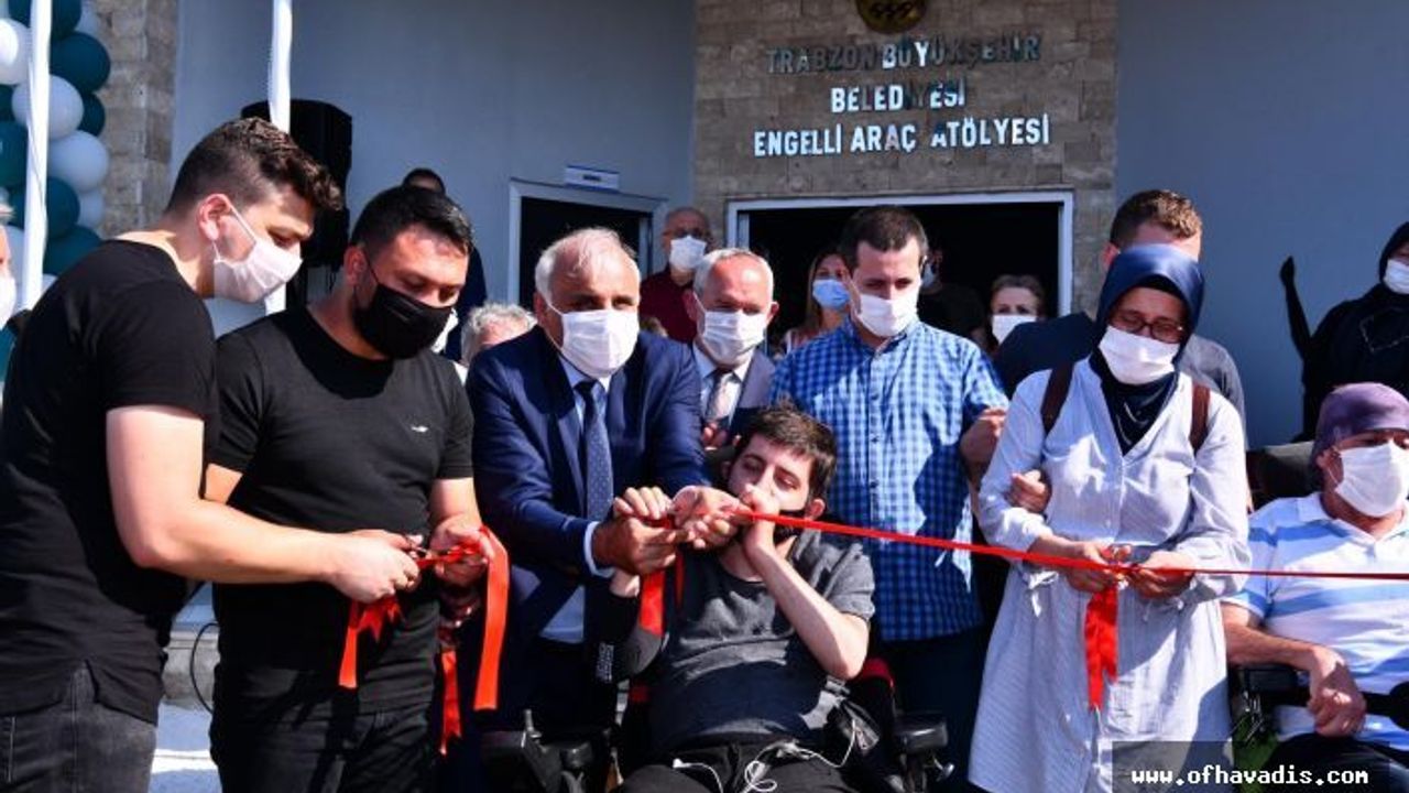 Büyükşehir engelli araç atölyesini hizmete açtı