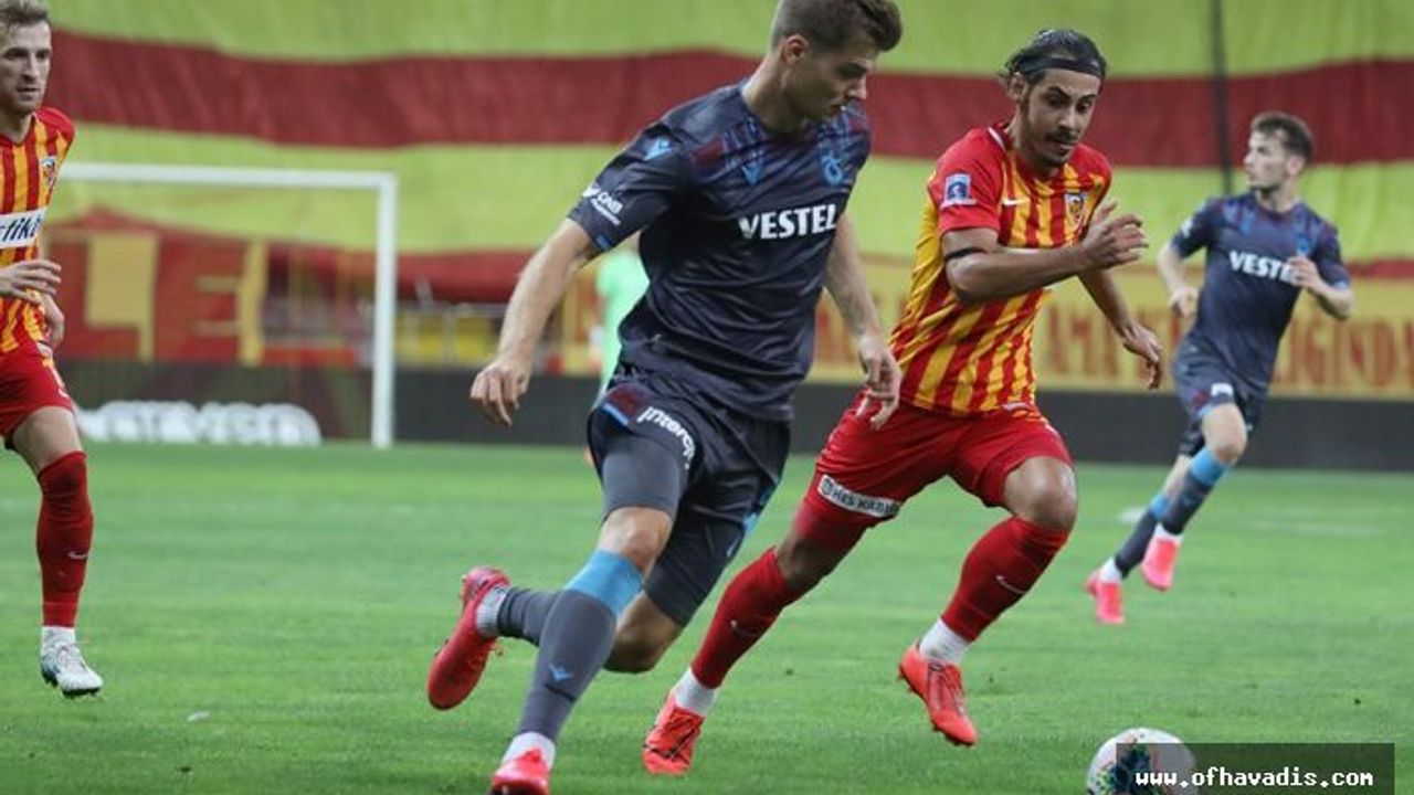 Trabzonspor Kayserispor'u yendi, ligi ikinci bitirdi