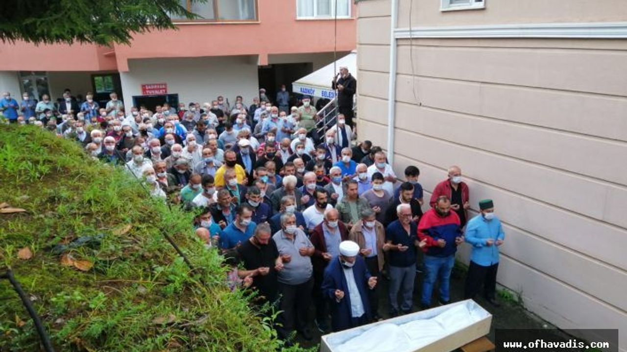 Kayalıktan düşen Ali Seven son yolculuğuna uğurlandı