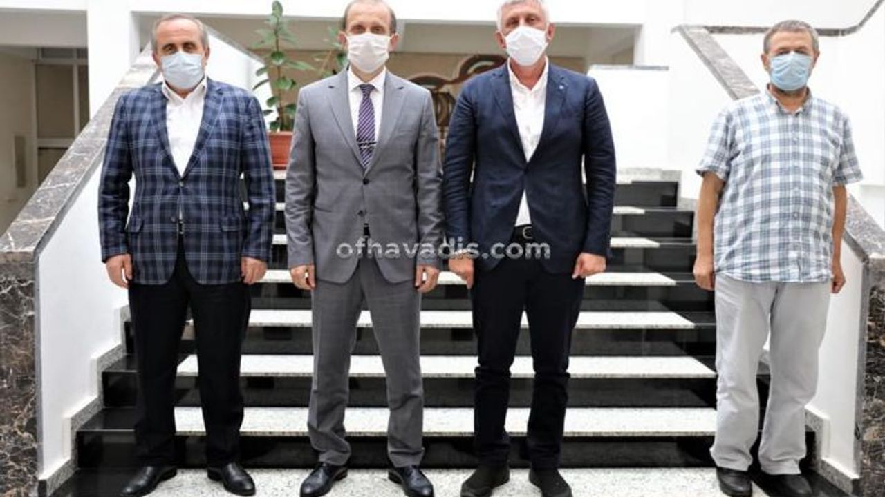 Başkan Sarıalioğlu’ndan Rektör Çuvalcı’ya hayırlı olsun ziyareti