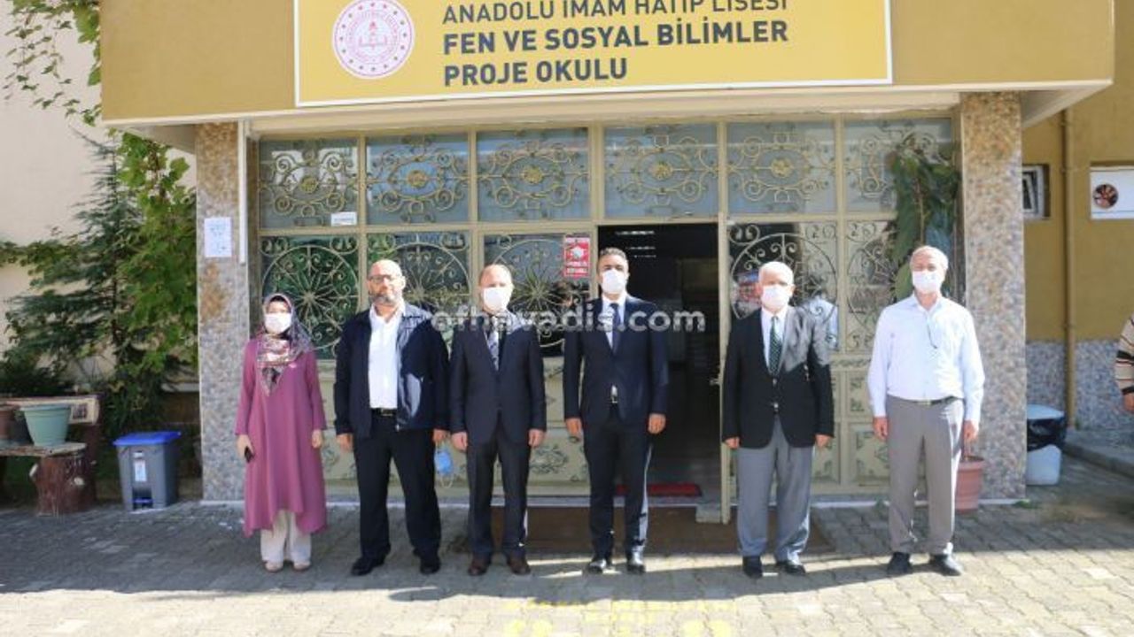 Kaymakam Çiçek’ten Meslek Liselerine destek ziyareti