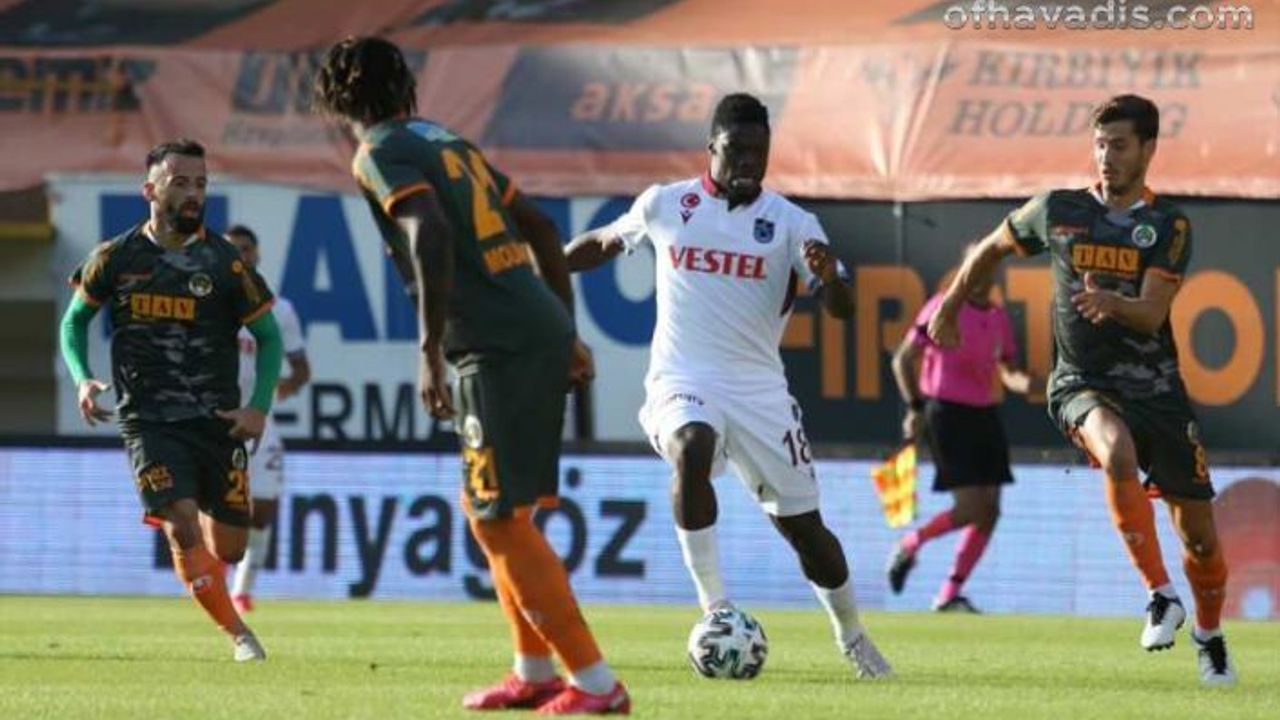 Trabzonspor, Alanya'da bir puanla nefes aldı