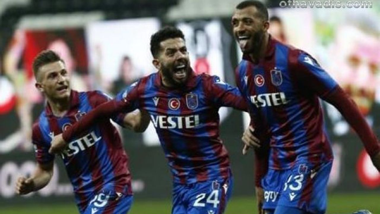 Süper Kupalı Trabzonspor Süper Lig’in lideri Beşiktaş'ı da devirdi