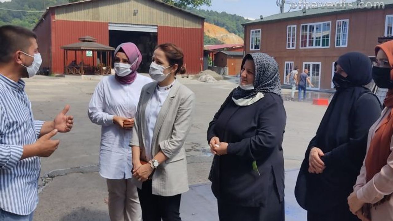 AK Kadınlar ilçe ve mahalle ziyaretlerini sürdürüyor