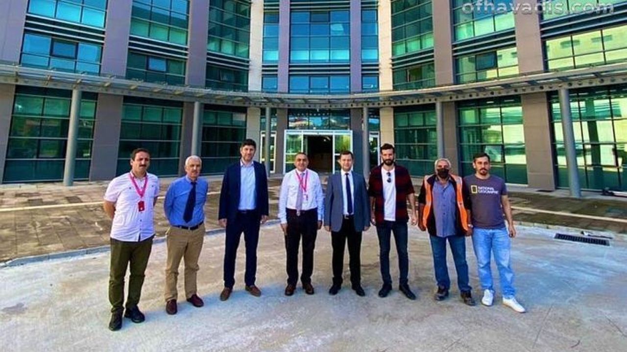 Kaymakam Demirer yeni hastaneyi ziyaret etti