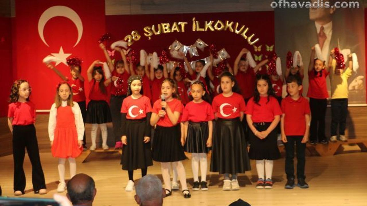 28 Şubat İlkokulu’nda Atatürk ve Kurtuluş Savaşı şiir dinletisi