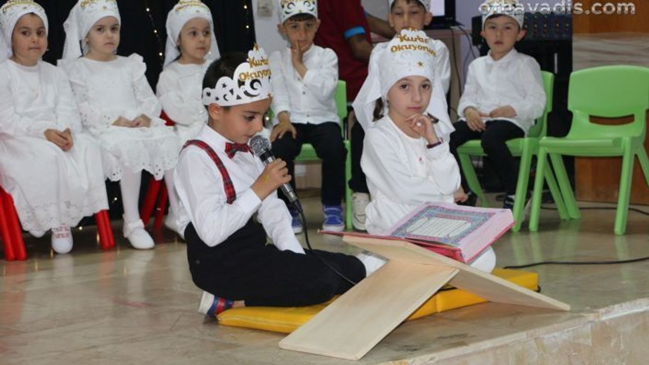 Eskipazar’da minik öğrencilerin Kur’an okuma heyecanı