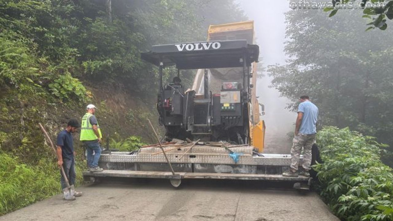 Karadağ grup yolunda toprak yol tarih oluyor