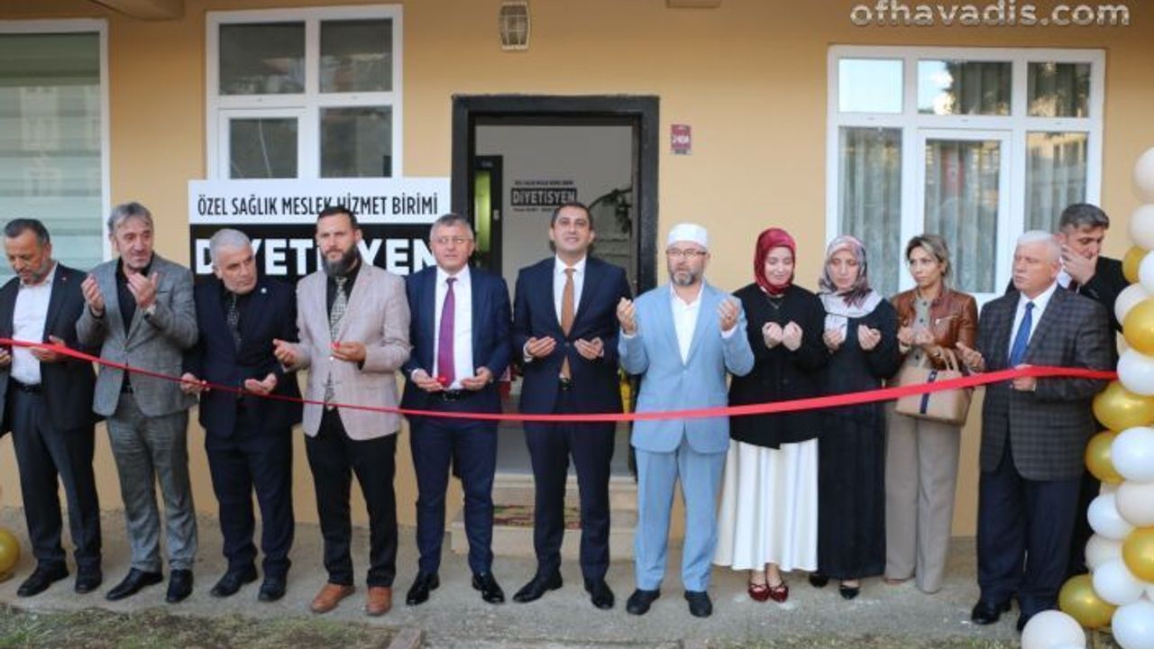 Diyetisyen Pınar Kurt Özel Sağlık Meslek Birimi hizmete açıldı