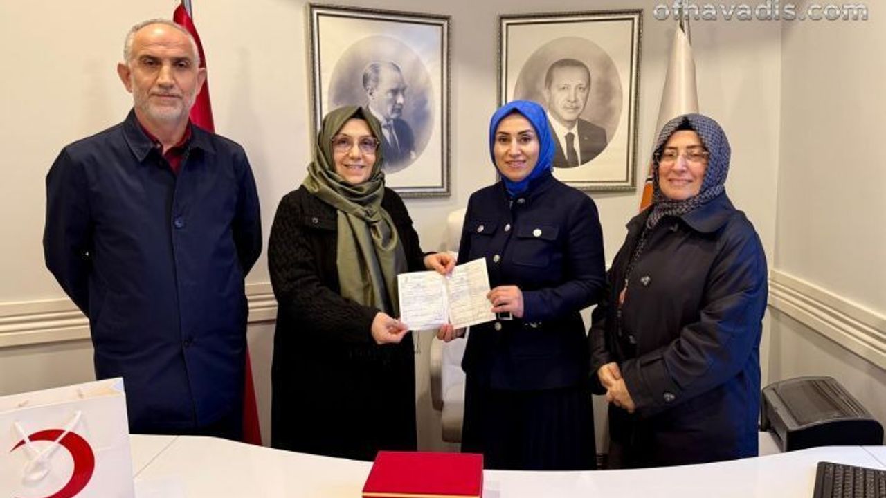 AK Parti Kadın Kolları’ndan Gazze için anlamlı destek