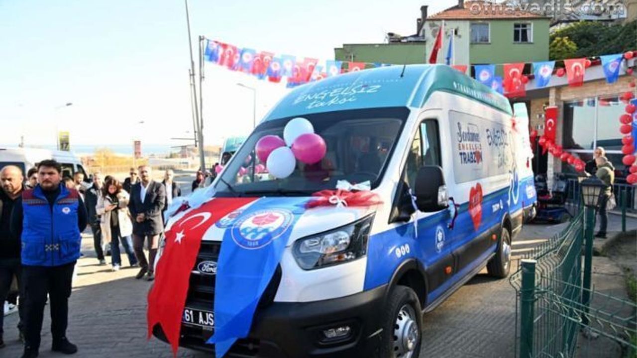 Trabzon'da Engelsiz Taksi'nin ikincisi hizmete başladı