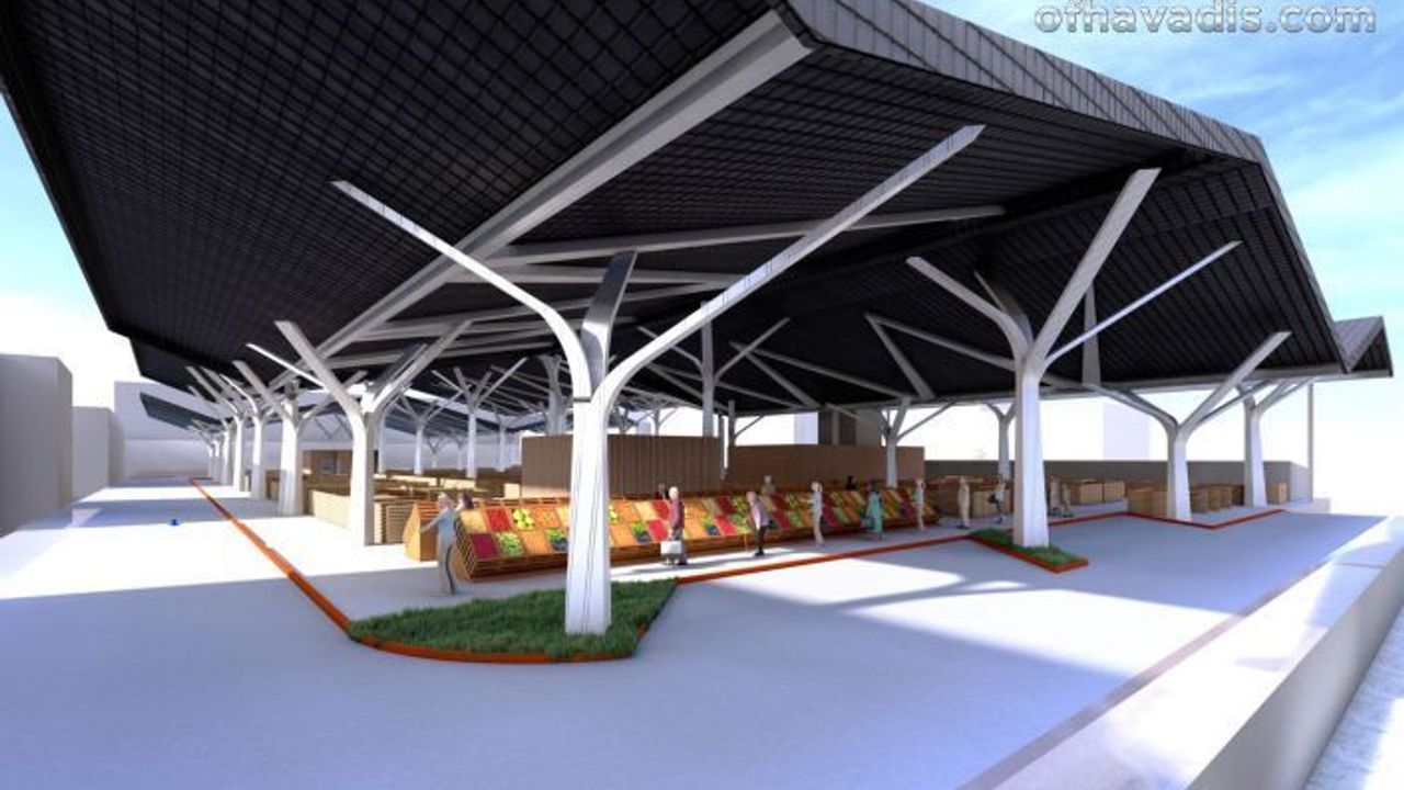 Sürmene’ye modern pazar yeri ve kapalı otopark geliyor