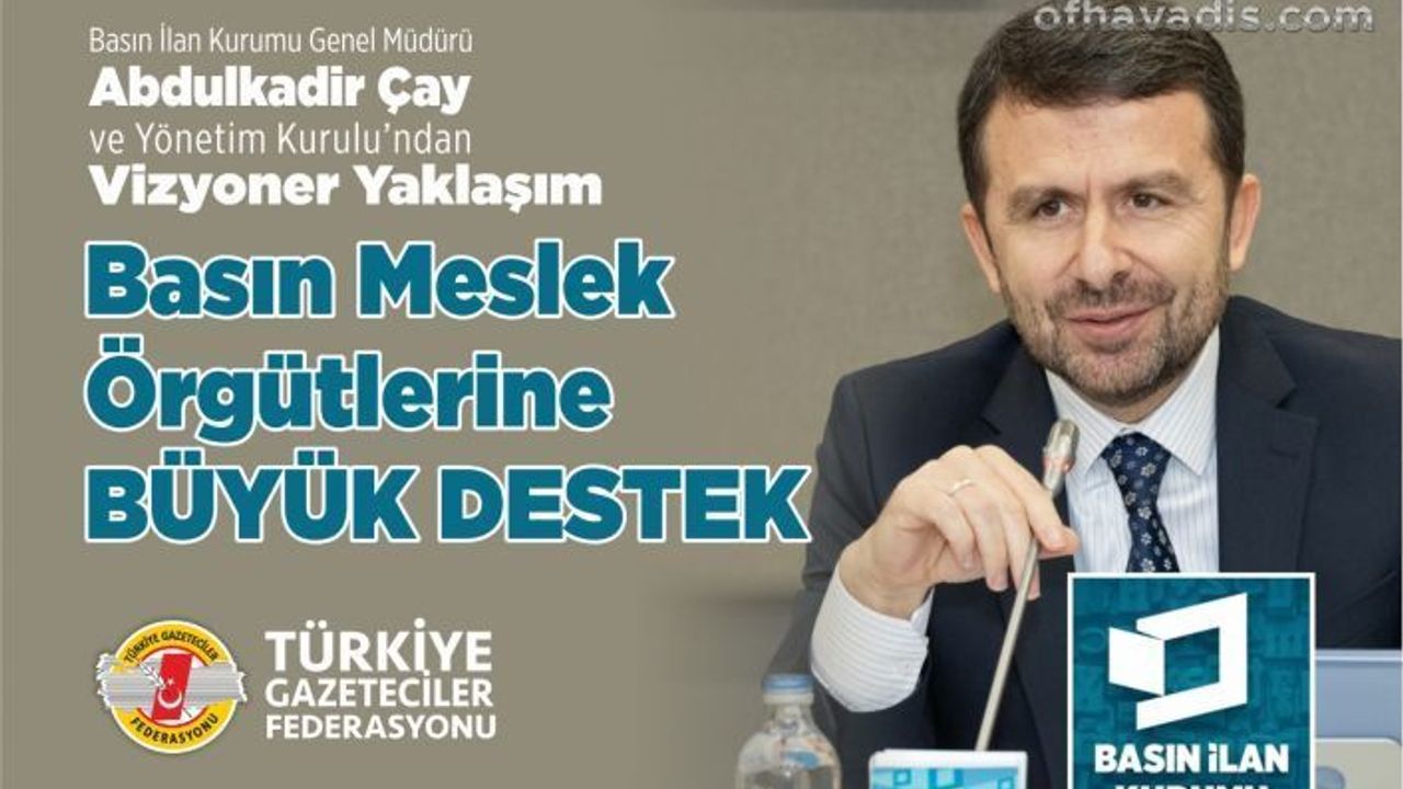 TGF’den BİK Genel Müdürü Çay’a teşekkür