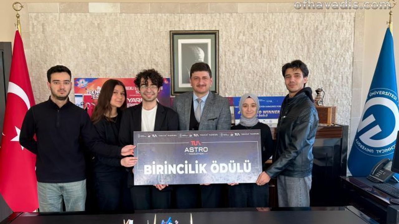Of Teknoloji Fakültesi Öğrencileri "Seyrü Feza" Projesi ile birinci oldular
