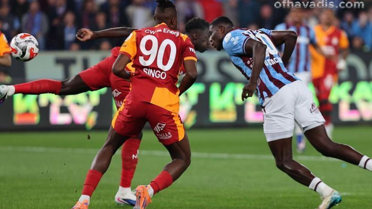 Trabzonspor G.saray’ı devirdi zirveye ortak oldu