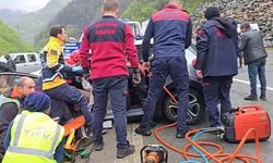 Dernekpazarı’nda kaza 7 yaralı