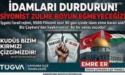 ​Çaykara’dan Filistin’e gür bir seda: idamları durdurun!