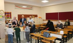 Müdür Kabahasanoğlu’ndan 1. Sınıf öğrencilerine hoş geldin ziyareti