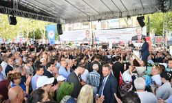 Raylı Sistem Temel atma töreni yoğun katılımla gerçekleştirildi