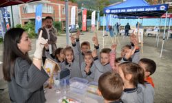 Büyükşehirden köy okulunda bilim şenliği