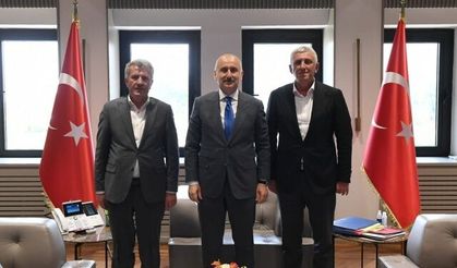 Başkanlardan Bakanlara ve Hasan paşaya ziyaret