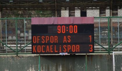Ofspor Kocaelispor’a 3-1yenildi