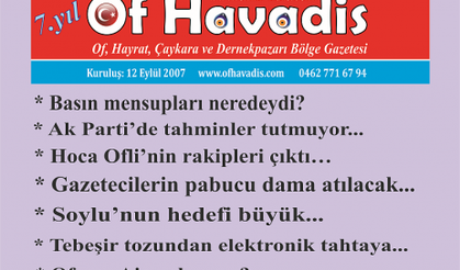Of Havadis, Of'ta yaşananları derlemeye devam ediyor