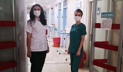 Hastane çalışanlarından videolu bayram kutlaması