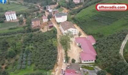 Of Havadis’in Dronu Fındıkoba’daki selin izlerini görüntüledi