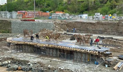 Of'un yeni köprüsü bölge ulaşımına nefes olacak