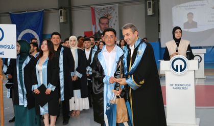 Of Teknoloji Fakültesi’nde 12.dönem mezuniyet coşkusu