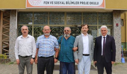 Sinan Yağmur Of İmam Hatip ve Of Fen Lisesi öğrencileriyle buluştu