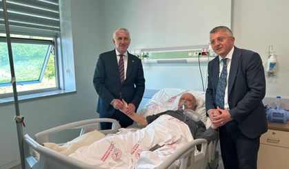 Başkan Sarıalioğlu'ndan Of Devlet Hastanesi'ne ziyaret