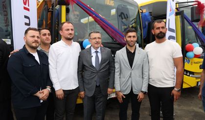 Büyükşehir filosuna 10 yeni otobüs