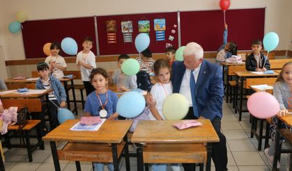 Müdür Kabahasanoğlu’ndan 1. Sınıf öğrencilerine hoş geldin ziyareti