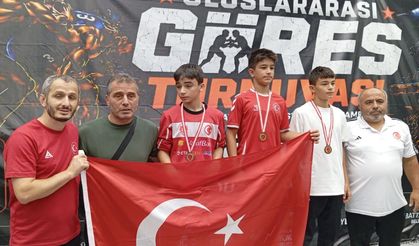 Rizeli güreşçilerden Malatya’da büyük başarı