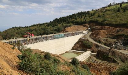 Uçarsu Göleti Trabzon’un su ihtiyacına nefes olacak