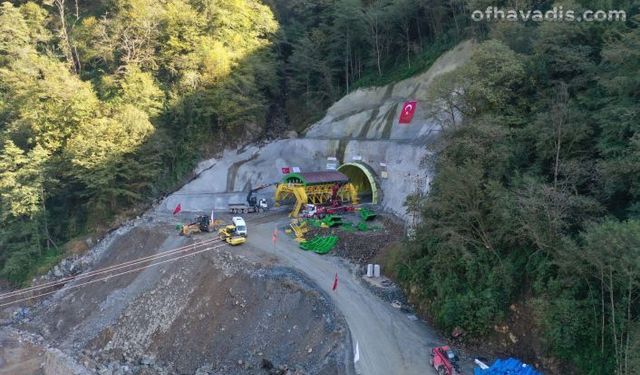 Çamlıhemşin Tüneli’nde ışık göründü