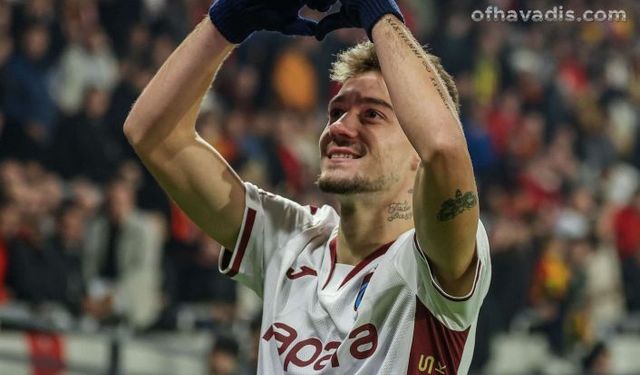 Trabzonspor İzmir’de de Muçi’yle uçtu Ligde ikinciliğe yükseldi