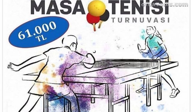 Masa Tenisi Turnuvası başlıyor