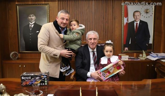 Of Belediyesi’nde bayramlaşma coşkusu