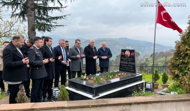 Of’taki Şehit Ailelerine bayram ziyareti