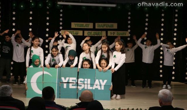 Yeşilay Haftası coşkuyla kutlandı