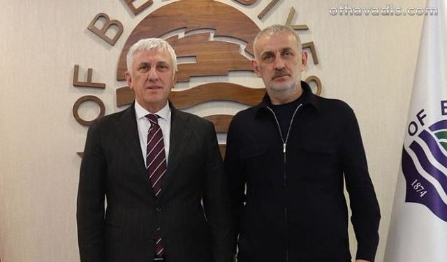Başkan Sarıalioğlu, TFF Başkanı Hacıosmanoğlu'nu ağırladı