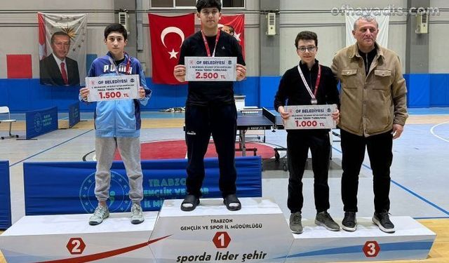 Of'ta Masa Tenisi coşkusu