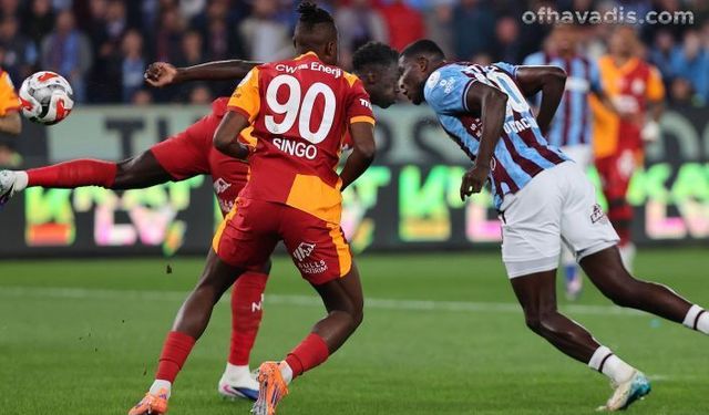 Trabzonspor G.saray’ı devirdi zirveye ortak oldu
