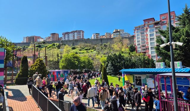 Macera parkı doldu taştı