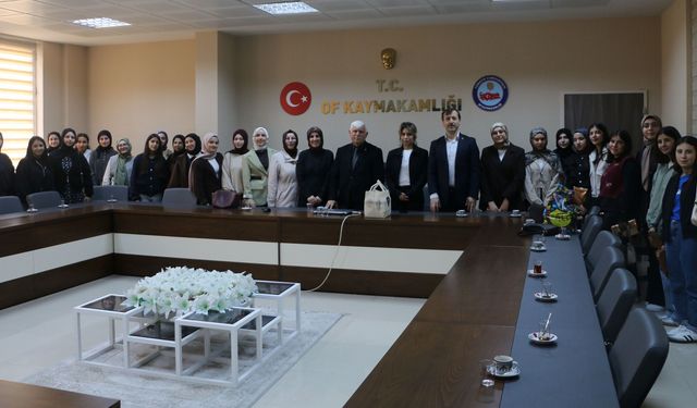 Kahramanmaraşlı kız öğrenciler Of’ta