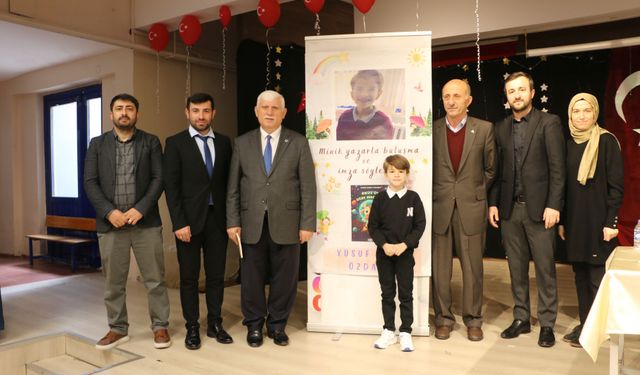 Minik Yazar Yusuf Emre Özdağcı’dan söyleşi ve imza günü